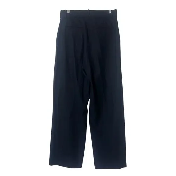 WILFRED Author Pant Trouser High Waist Wide Leg BLACK size 10 - Picture 3 of 6